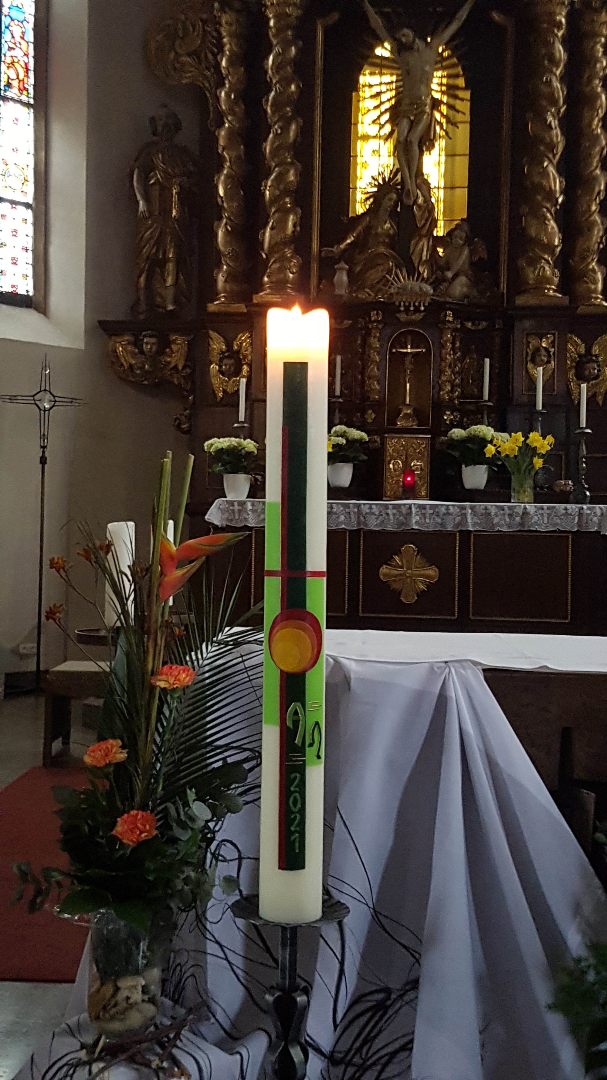 2021 Osterkerze - St. Magdalena