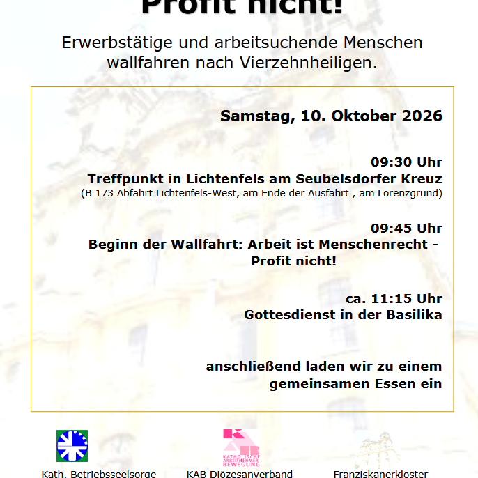 Arbeit ist Menschenrecht - Profit nicht!