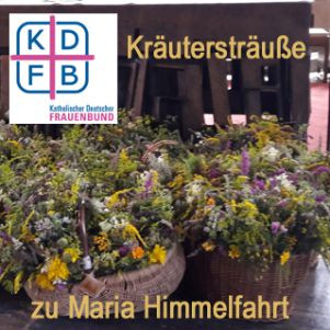 KDFB: Kräutersträuße zu Maria Himmelfahrt
