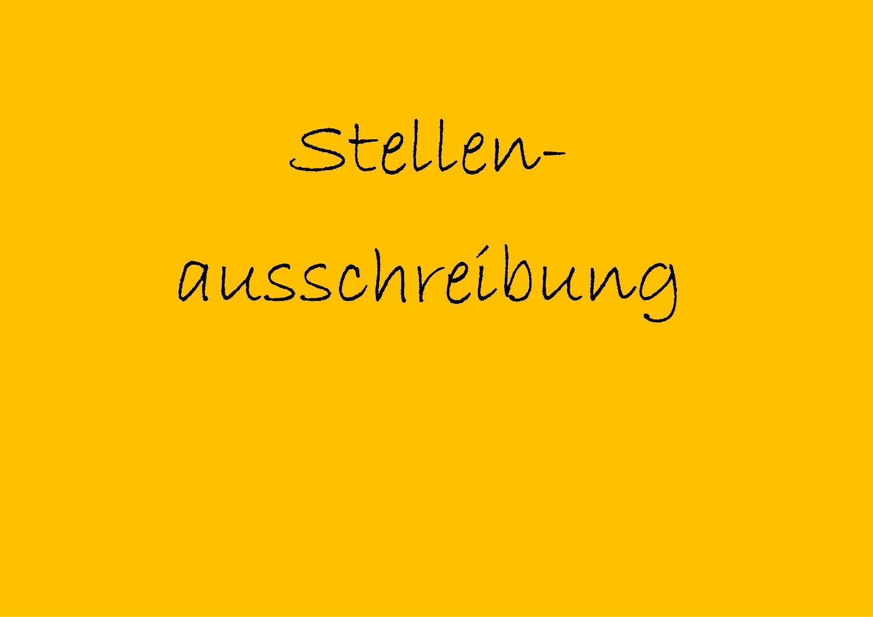 Stellenausschreibung - Verwaltungsleitung