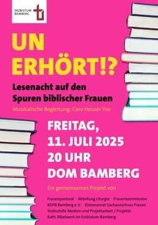 Unerhört - Lesenacht auf den Spuren biblischer Frauen