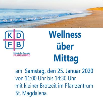 Wellness über Mittag
