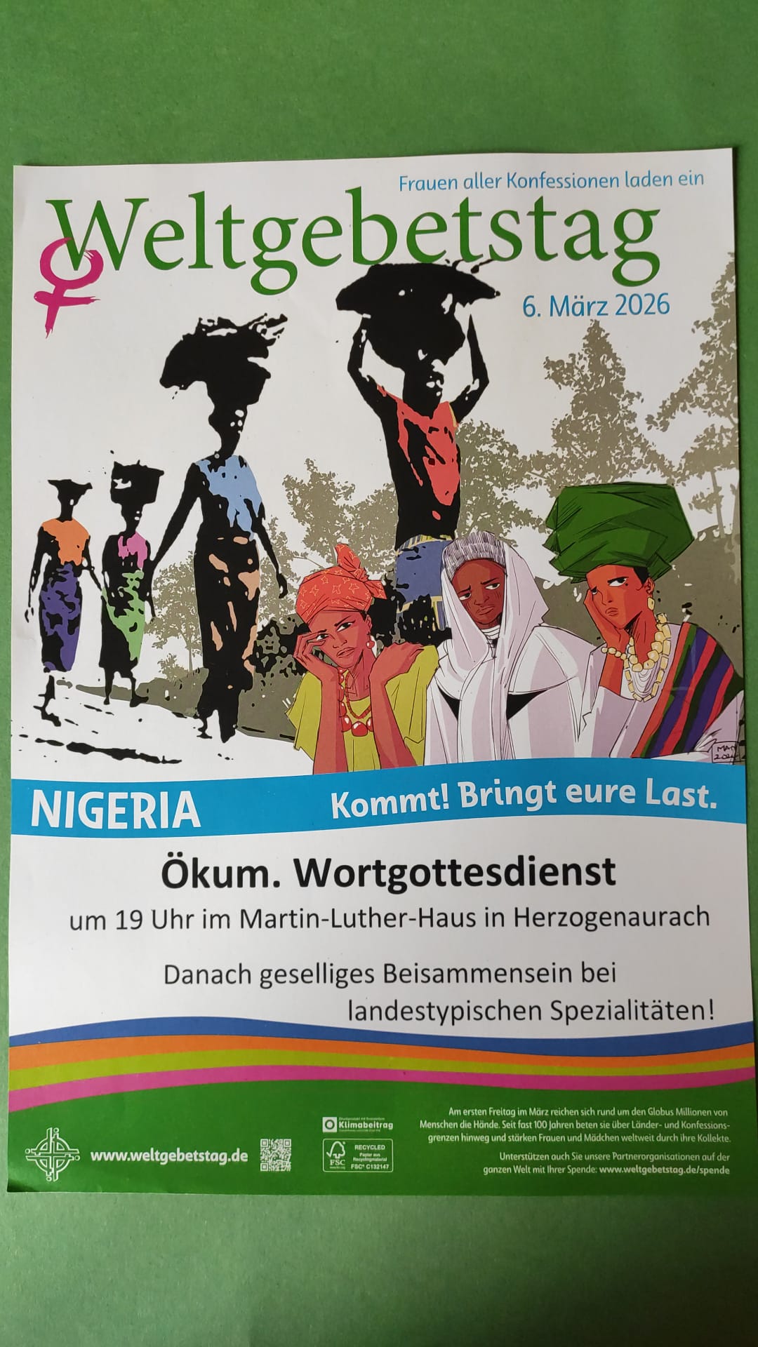 Weltgebetstag 2026